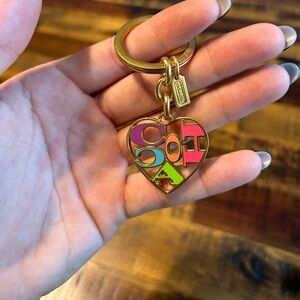 Colorful Coach keychain